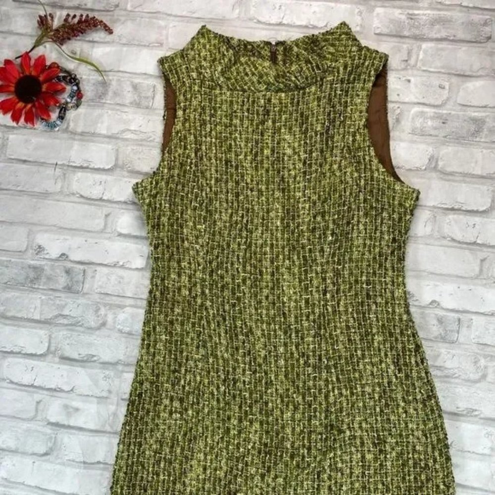 Muse 4 Dress Multiple Greens Tweed